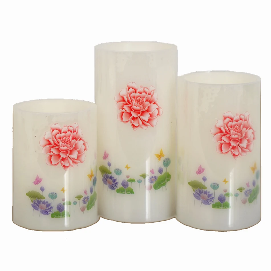 Светодиодная восковая свеча с дистанционным управлением и изменением цвета RGB