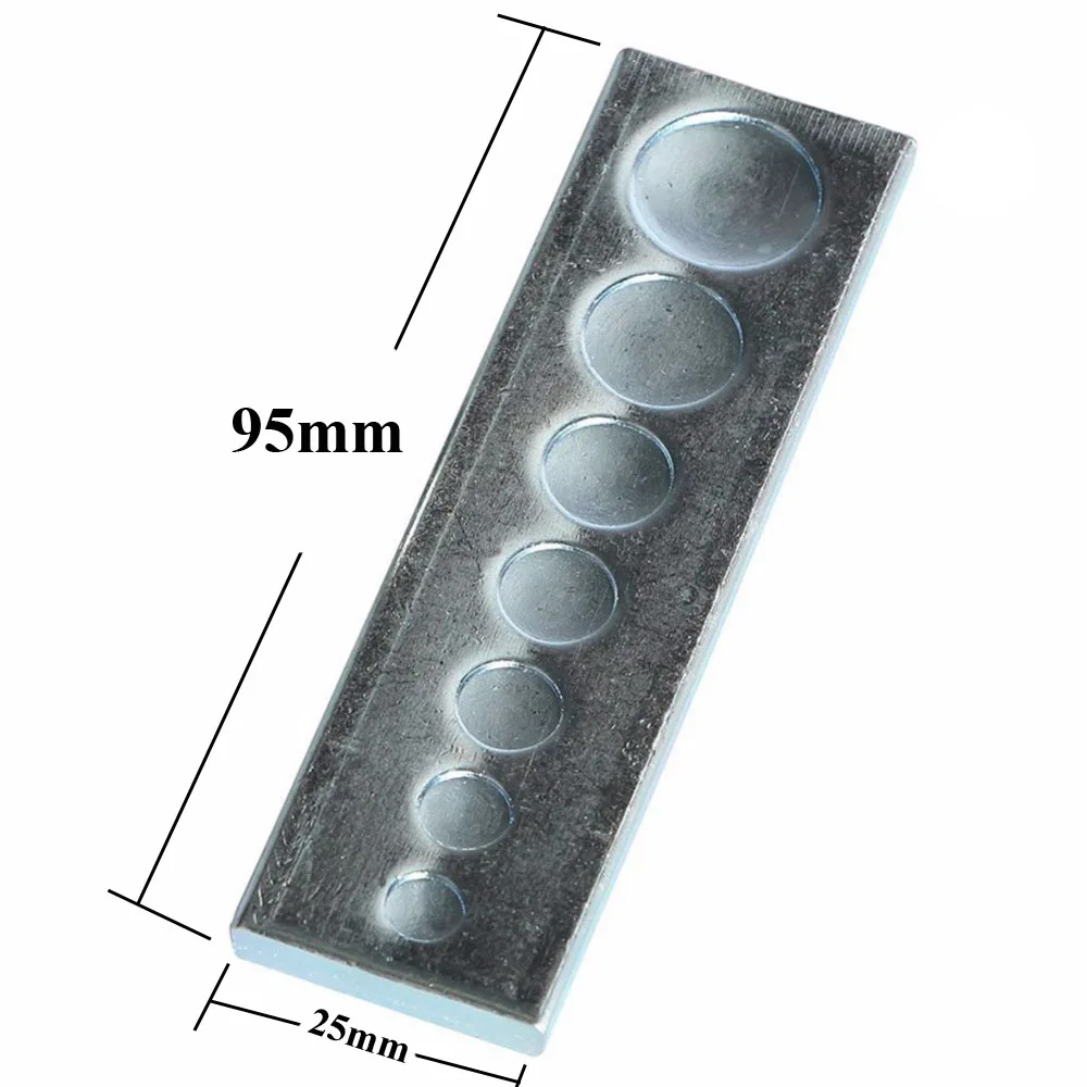 Универсальный Сталь кожи ремесла сеттер база Leather оснастки крепеж Заклепки