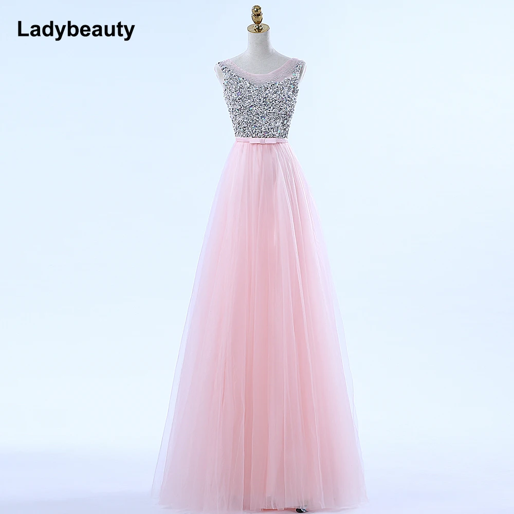 Новое поступление Роскошные Длинные стильные платья Ladybeauty украшенные бисером