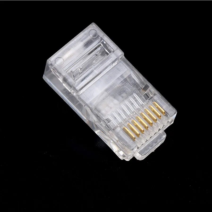 Kebidu Best 50 шт./лот RJ45 RJ 45 CAT5 модульный сетевой разъем для UTP Cat5 Cat5e кабель Crystal|rj45 cat5|cat5