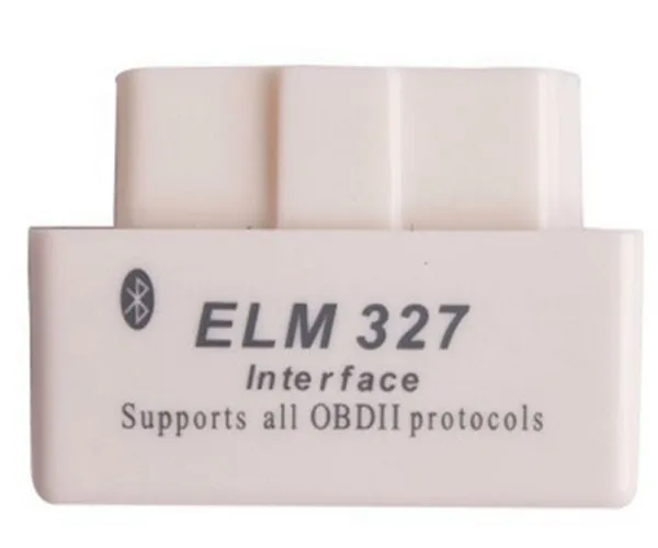 Белый Мини Автомобильный диагностический сканер ELM327 V2.1 Bluetooth OBD Расширенный OBDII