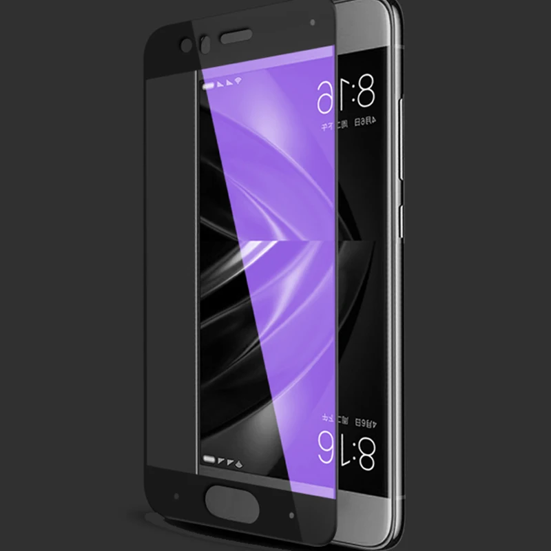 Full Screen Cover закаленное стекло для Xiaomi Mi 6 MI6 Примечание чехол защищает тонкий