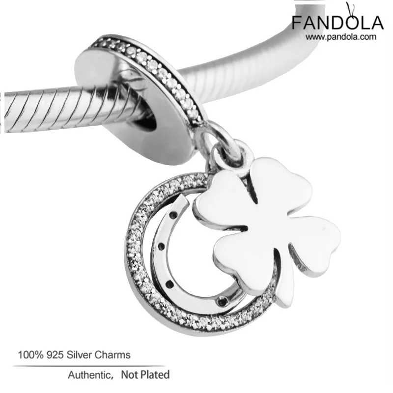 CKK Fit Pandora браслет счастливый день болтается Шарм серебряные бусины 925 пробы для изготовления ювелирных изделий Berloque