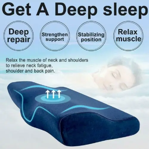 Бамбуковая Подушка с эффектом памяти ортопедическая поддерживающая подушка для