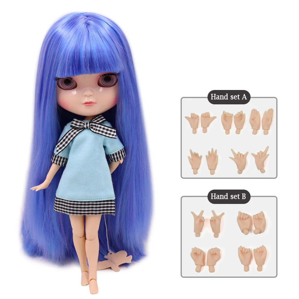 Кукла ICY DBS с маленькой грудью азон тело fortune days BL7216/6208 синие смешанные фиолетовые