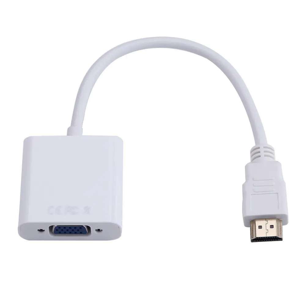 Адаптер HDMI в VGA видео кабель конвертер до 1080P от аналогового цифрового ПК HDTV dvd