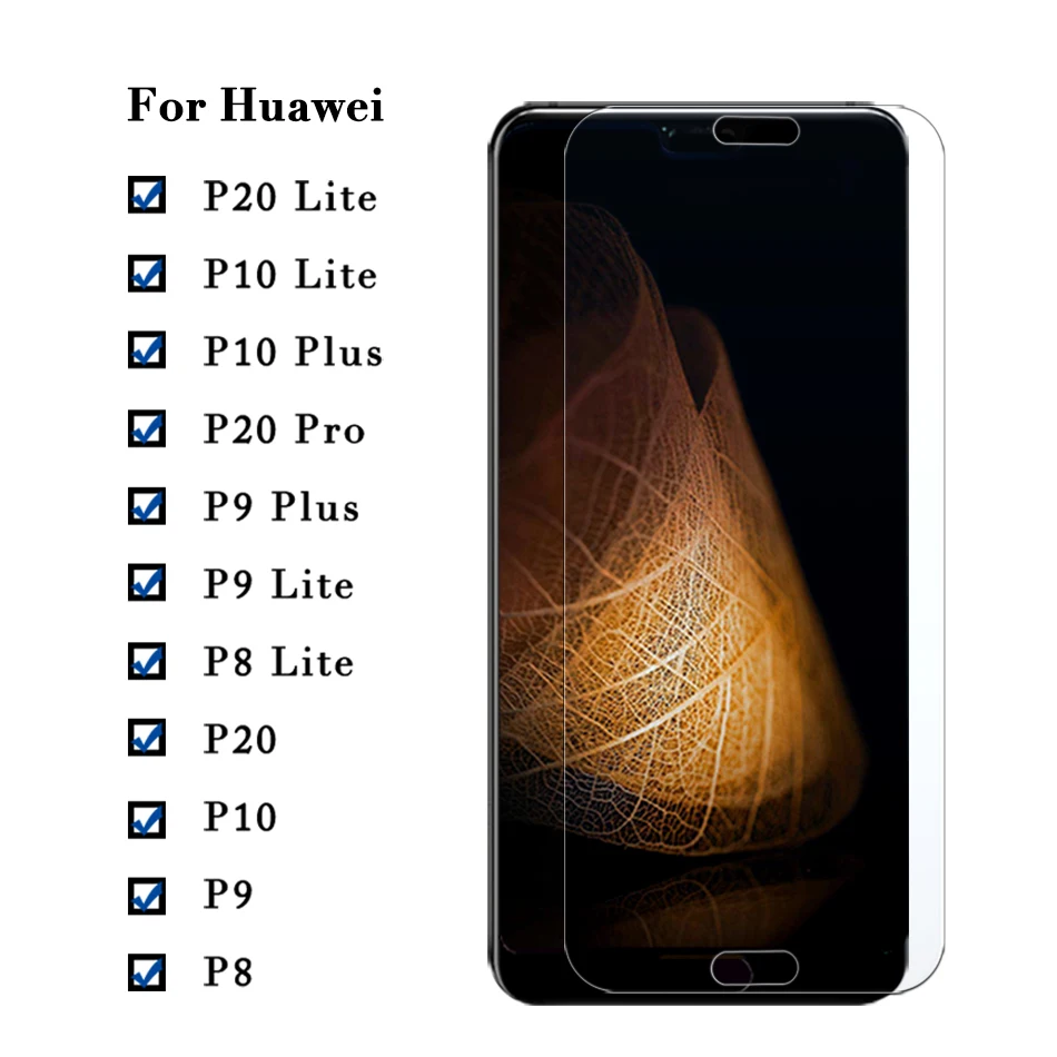 Защитная пленка для экрана Huawei P20 Lite P20Lite Pro P10 Plus P9 P8 Tempered Protection P20Pro 10 9 8 20P.