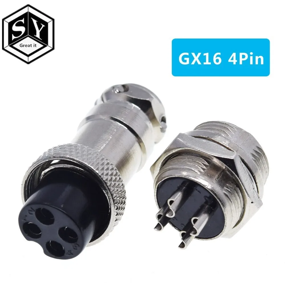 GREAT IT 1 комплект GX16 2/3/4/5/6/7/8/9/10 Штекерный и гнездовой штырьковый разъем 16 мм |