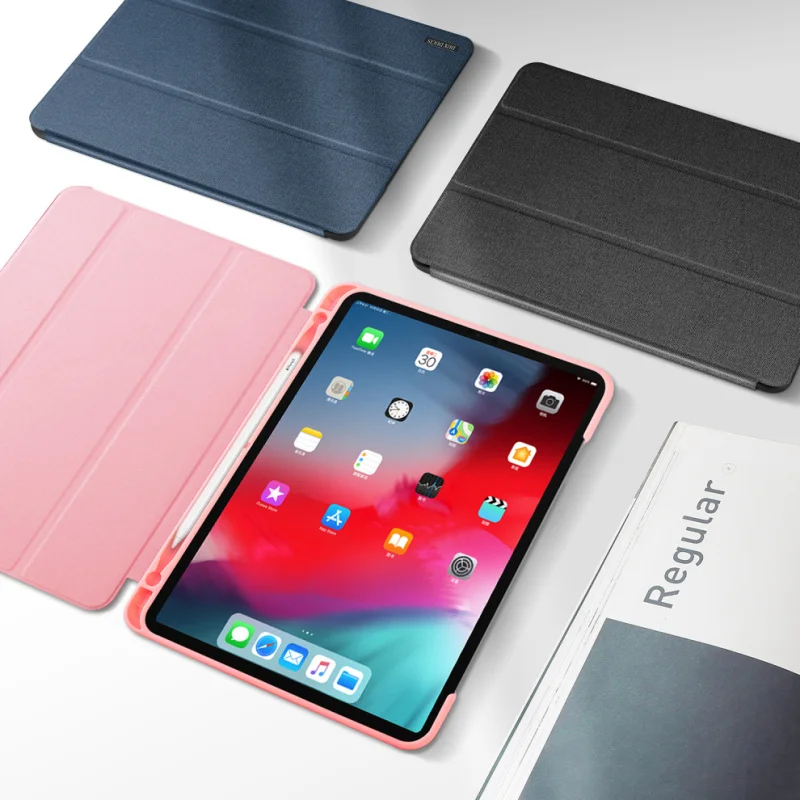 С сенсорным стилусом и слотом для стилуса держатель Apple iPad Pro 12 9 2018 кожаный