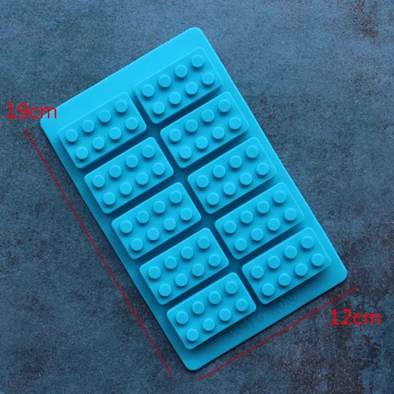 Силикагель Лего серии строительных блоков кубики льда шоколадные помадные формы