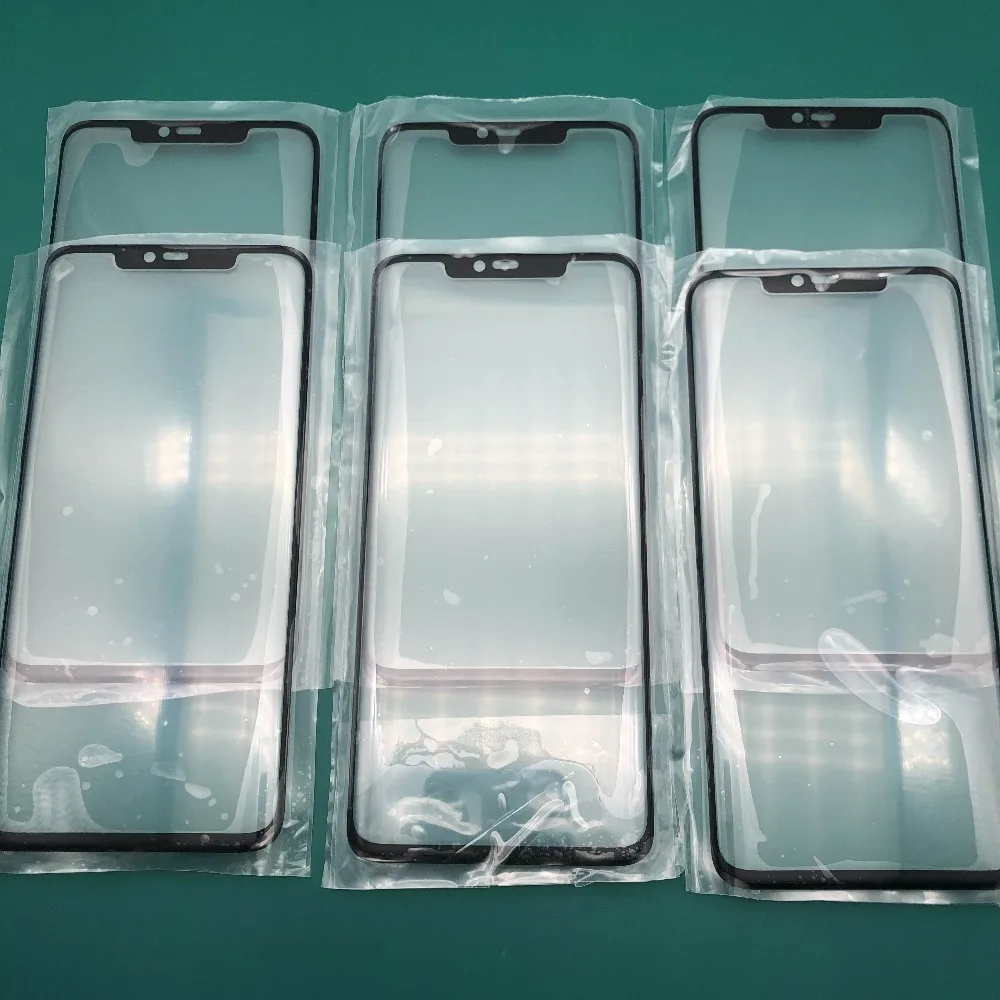 Край стекла для huawei mate 20 pro ЖК дисплей сенсорный экран передняя внешняя стеклянная панель Замена Ремонт