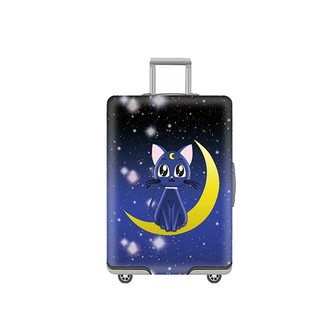 E-Luggage cover HMUNII 3D чехол с милым медведем, Защитные Чехлы, защитный чехол для багажа, чехол на колесиках, пылезащитный чехол для 18-32 дюймов, аксессуары для путешествий - Цвет: E-Luggage cover