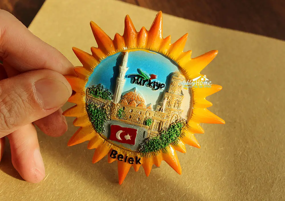 Турция Белек туристических путешествий Сувенир 3D Смолы Декоративный магнит на