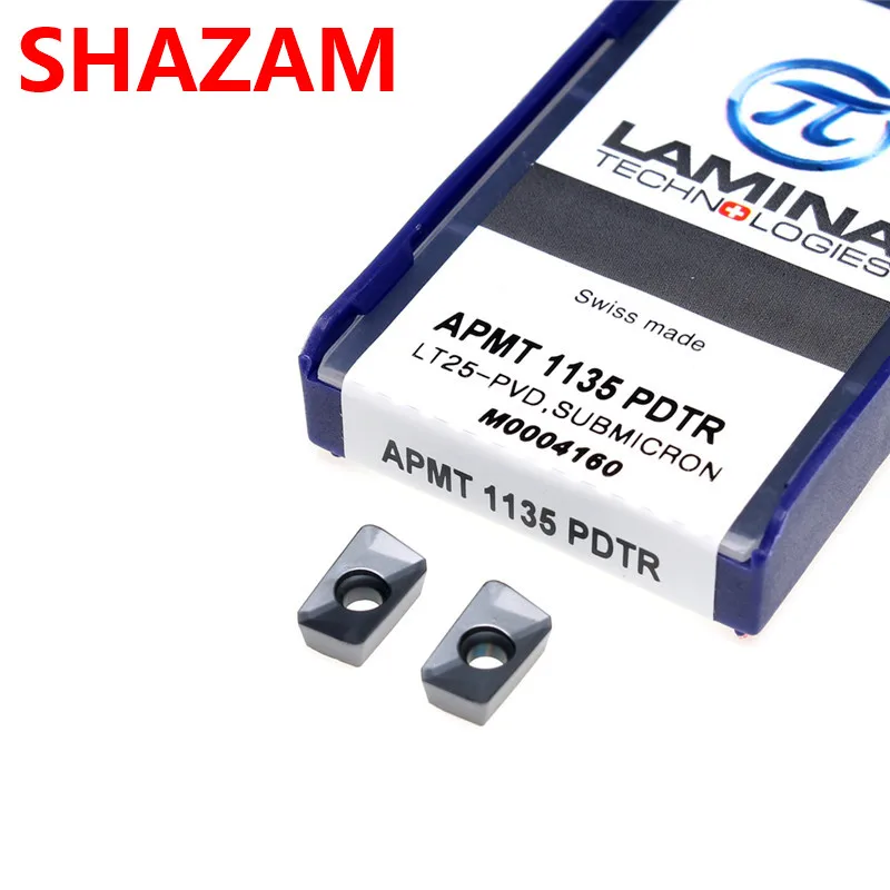 APMT1135PDTR-LT25 долбежные внешние токарные инструменты карбидная вставка CNC SHAZAM обрабатывающий центр точность полуотделочная 10 шт