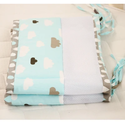 60/70/120/130/140 см полукольца бортики для кроватки DIY дышащие детские постельные