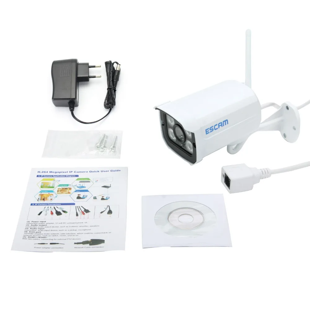 Escam QD900 Мини Пуля IP Wi Fi Камера 1080 P Onvif P2P ИК камера наружного наблюдения с Ночное