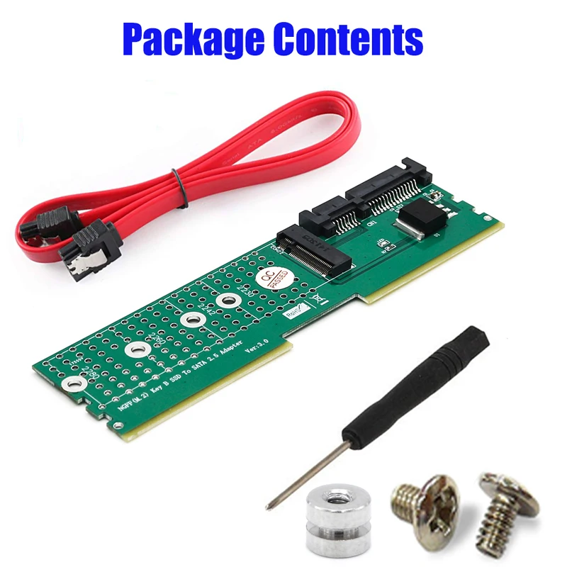 SATA Bus M.2 NGFF B Key SSD для SATA3 адаптер DDR слот памяти Плата расширения Райзер Riser Card Suppor 2230
