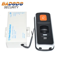 rfid standalone fingerprint lock access control reader biometric access controller door opener with 12v 5a power supply
