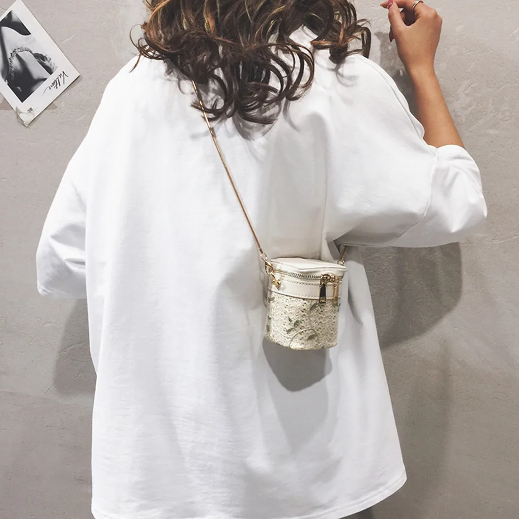 Женская пляжная сумка-ведро винтажная сумка-мессенджер | Багаж и сумки