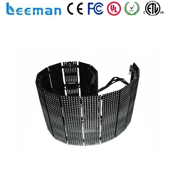 Leeman P10 P12 P16 P20 P31.75 P40mm полосы сетки P37.5 крытый полный цвет складной висит занавес