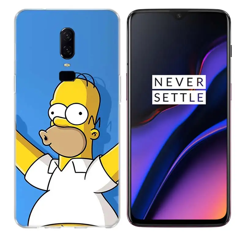 Барт Симпсон фантазия силиконовый чехол для телефона Oneplus 3 3T 5 5T 6T 7 Plus подарок
