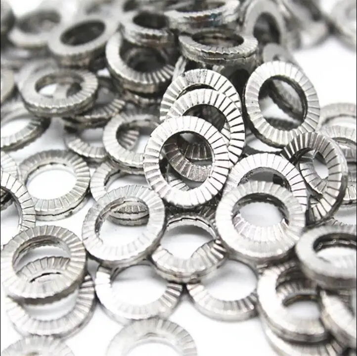 

10 Pairs Stainless Steel Nordlock Washers DIN25201 Double Locking Washers