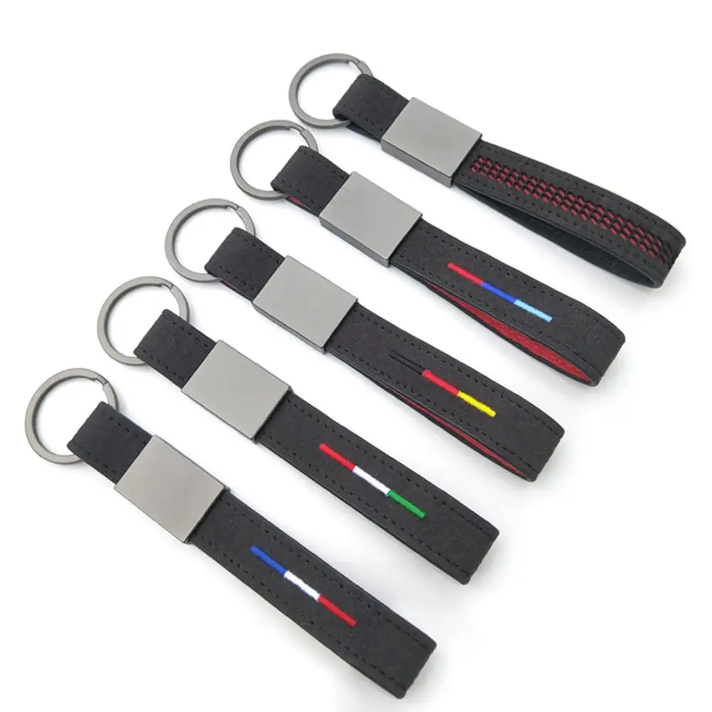 100% новый и высококачественный Триколор Флаг автомобиля сплав замша Пряжка