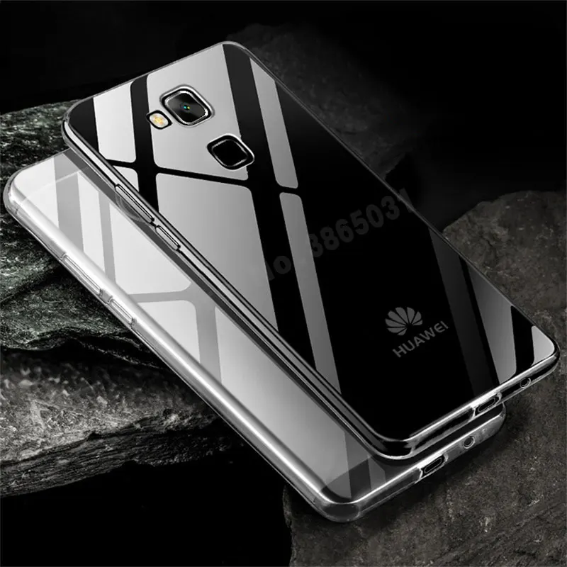 Чехол для Huawei Mate 7 чехол силиконовый прозрачный телефона из ТПУ зеркальная