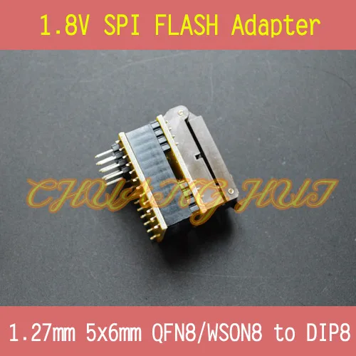 Адаптер 1 8 в для Iphone или материнской платы SPI Flash QFN8 5x6 мм W25 MX25 может использоваться