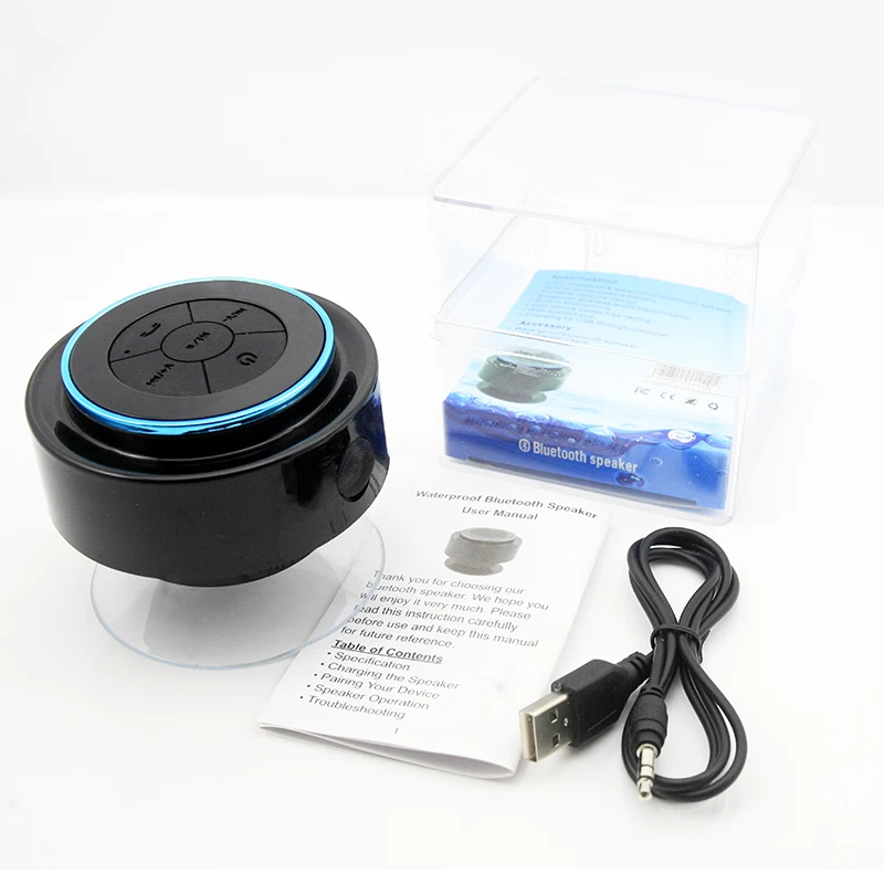 Беспроводной Bluetooth мини динамик 3 Вт портативный стерео звуковой ящик Встроенный