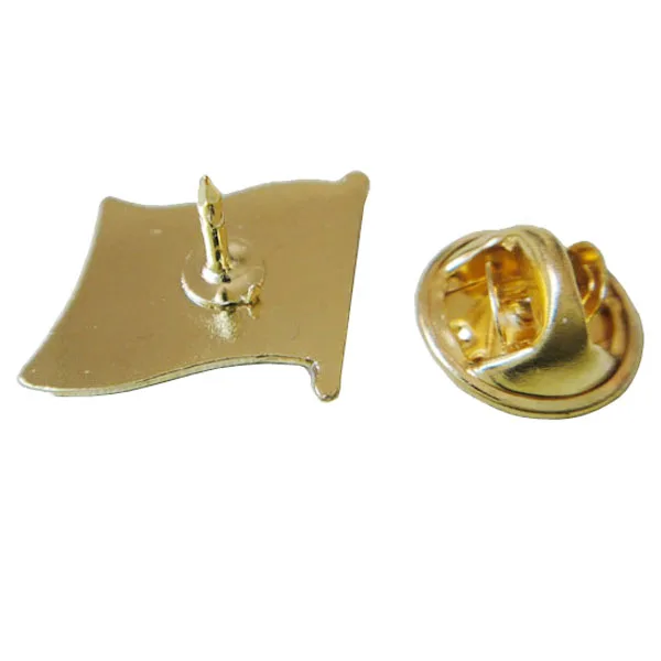 Металлический значок с флагом Норвегии + Железная латунь покрытием из железа