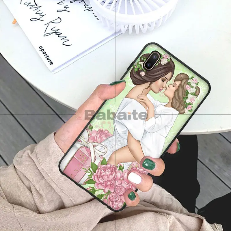 Чехол для телефона Babaite с коричневыми волосами маленьких мам и девочек чехол ViVo X21