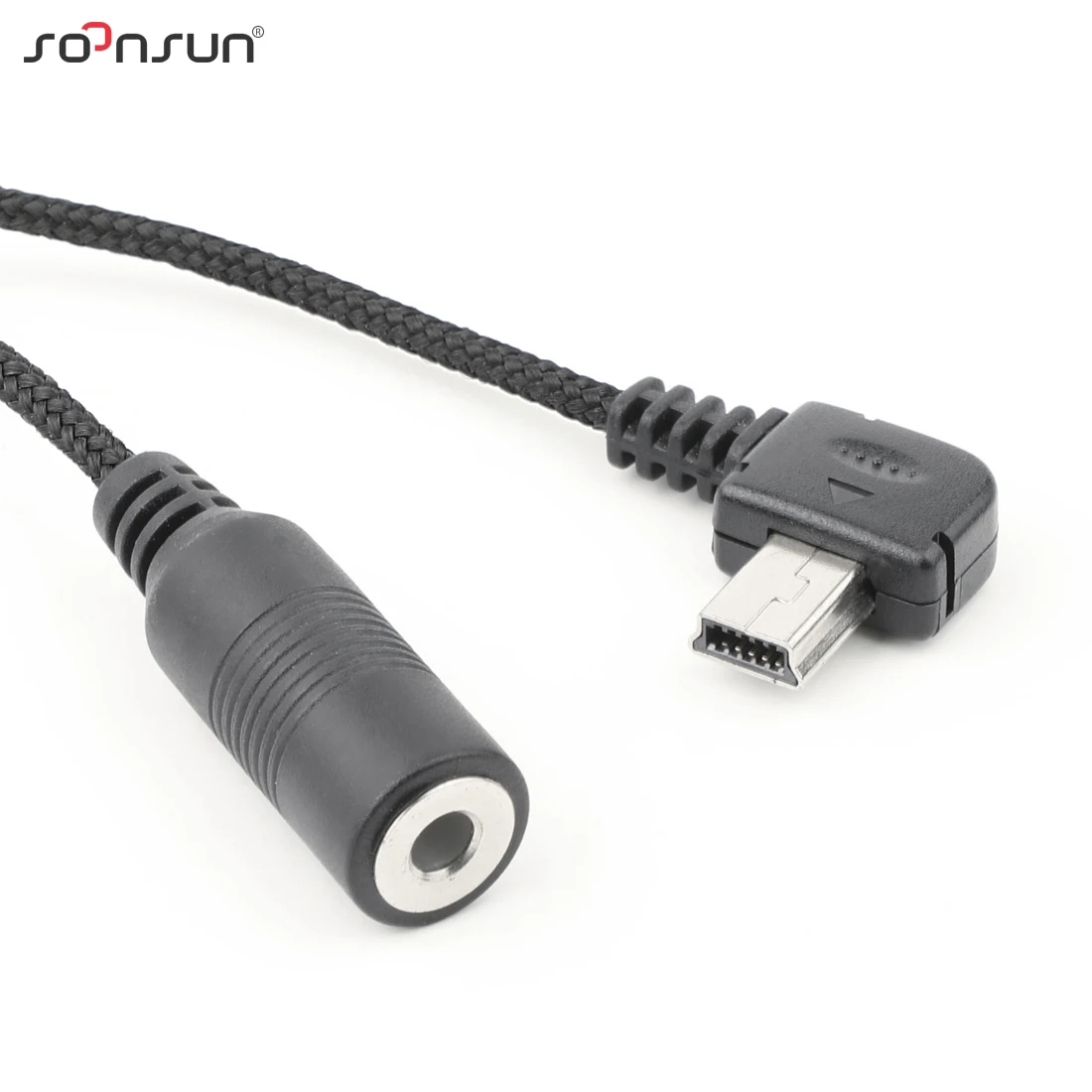 SOONSUN 2 м мини кабель передачи USB до 3,5 мм внешний микрофон адаптер для GoPro Hero 3 3+ 4 для Go Pro 4 USB аксессуар