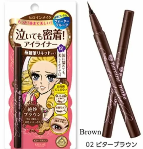 

Одна новая упаковка, жидкая подводка для глаз Heroine Kiss Me Make Better Brown