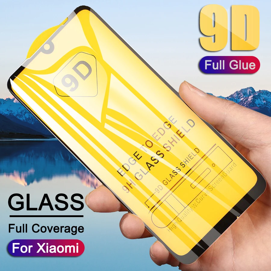 9D защита экрана из закаленного стекла для Xiao mi Red Note 7 6 Pro 8 SE A1 полное покрытие