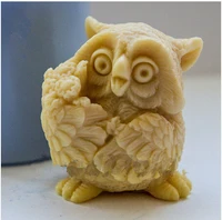 diy sell hot 3d owl shaped silicone soap mold fondant cake decoration mold handmade soap mold