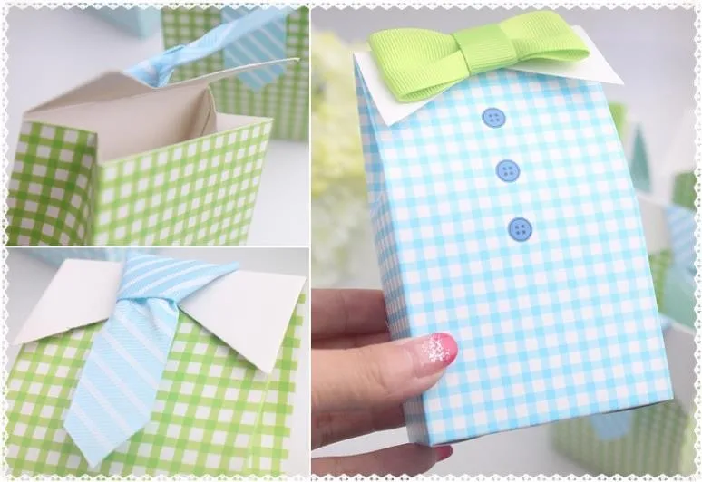 Коробка для конфет свадебных торжеств милая коробка мальчиков детского душа 100