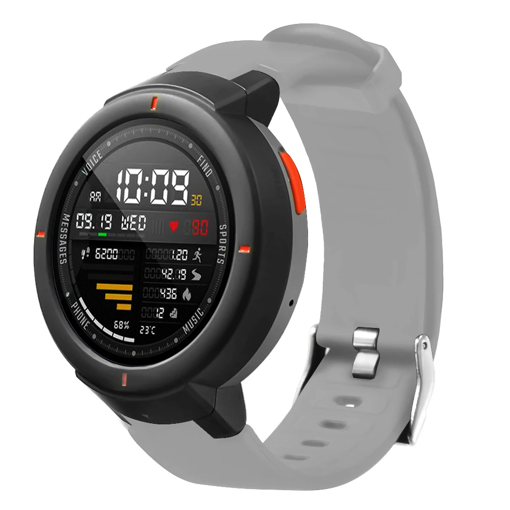 Силиконовые браслеты 2 в 1 для Xiaomi Huami Amazfit Verge ремешок браслет + экранная пленка 3 Band