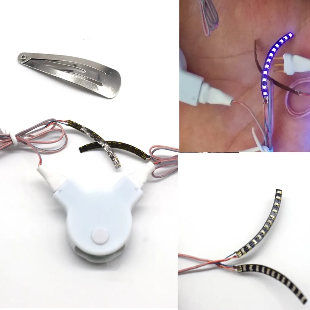 Светодиодный ресницы унисекс веко светодиодные накладные Очаровательные для