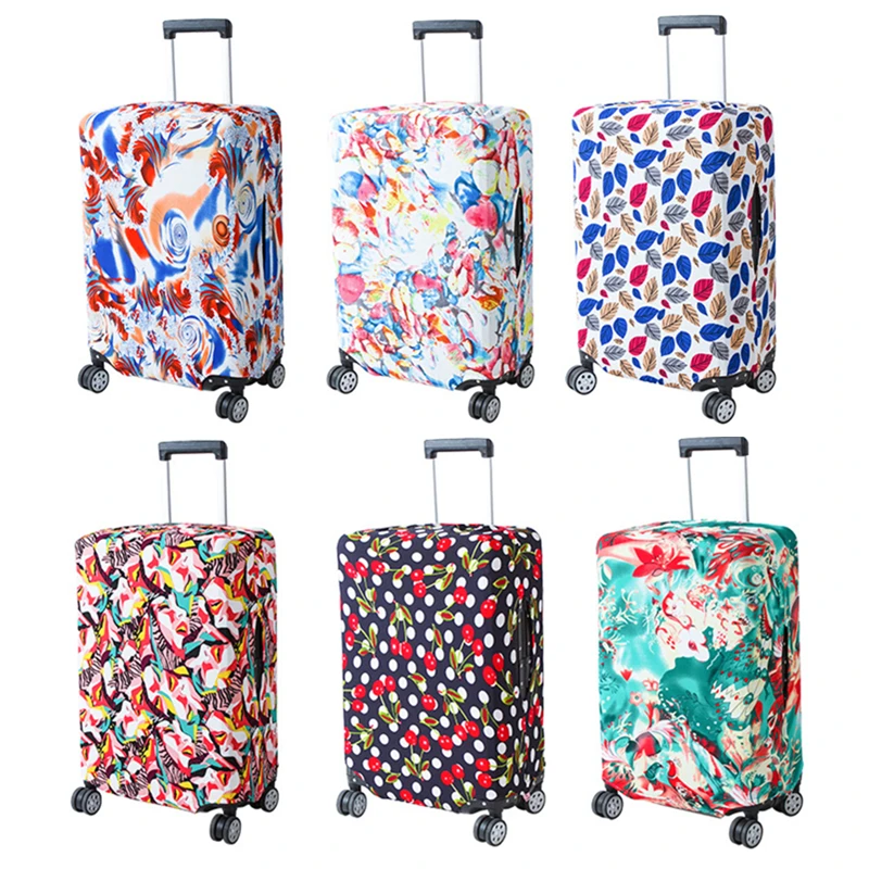 USDROPSHIP Fashion suitcase dust cover high quality elastic protection sleeve for 18-28 inch dustproof trolley protective | Багаж и сумки