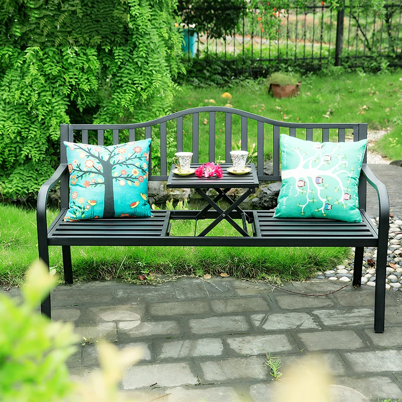 Уличные креативные чайные столики Железный Складной журнальный столик для