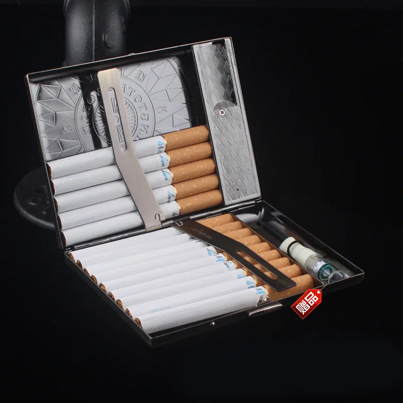 Зажигалки и аксессуары для курения бронзовый многофункциональный чехол сигарет