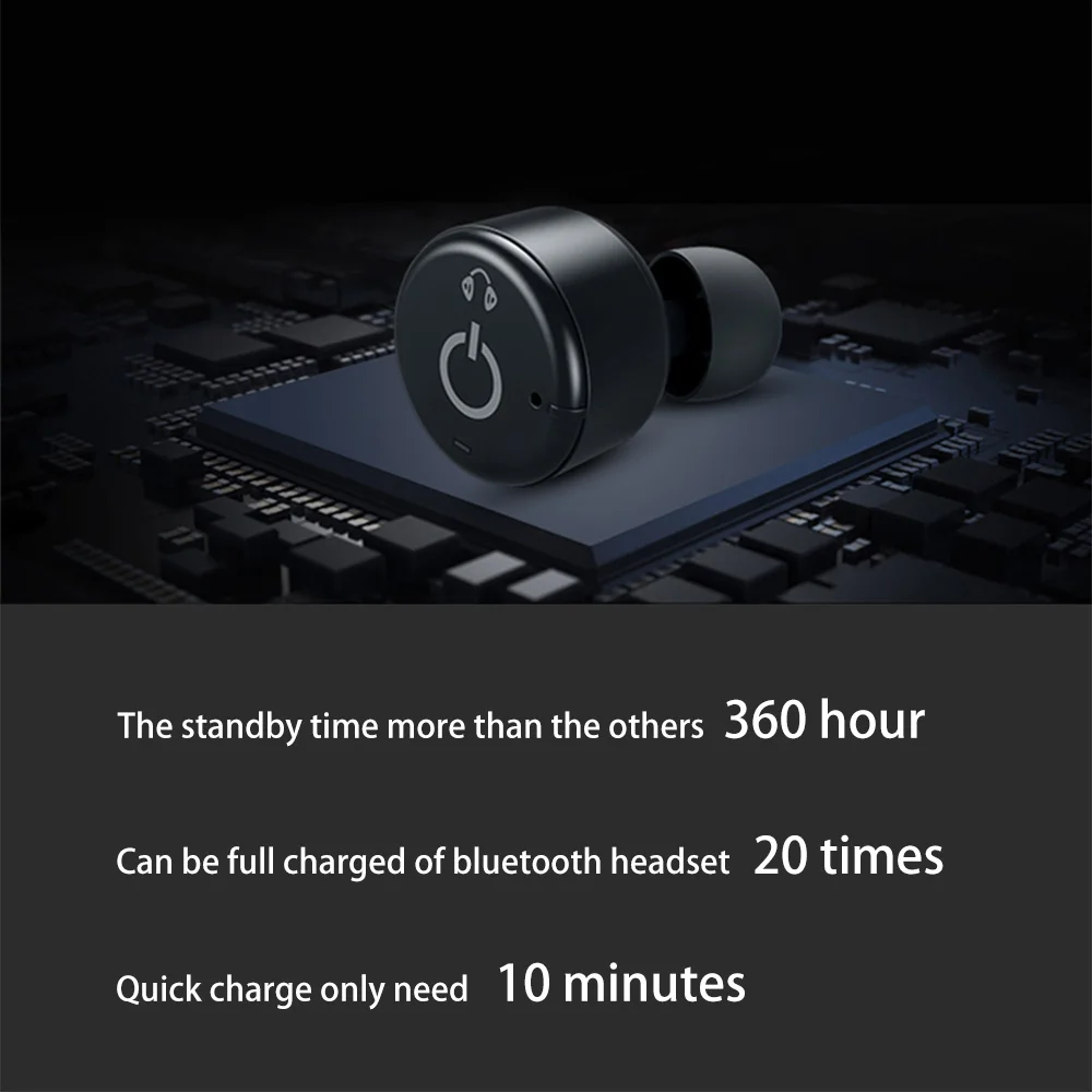 Smartent спортивные бизнес X2T наушники мини беспроводные Bluetooth CSR4.2 с внешним