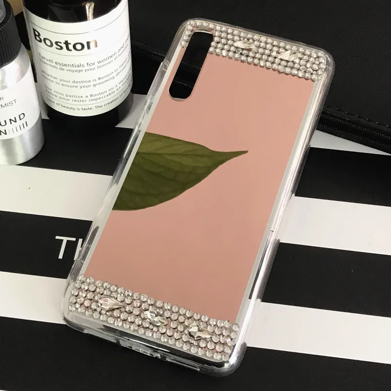 Для huawei p20 pro блестящее алмазное зеркало мягкий чехол из ТПУ для Huawei P8 P9 P10 P20 lite plus