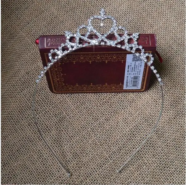 1 шт. девочки блеск принцесса корона повязка на голову кристалл тиара и короны