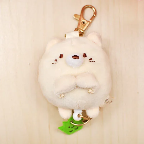 Брелок кошка стекло японский Sumikko Gurashi плюшевый брелок San-X угловой био плюшевая сумка Подвеска