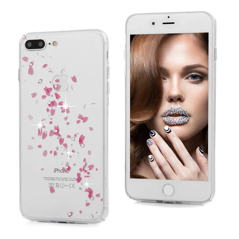 Роскошный чехол со стразами и блестками для Apple iPhone 7 Plus 5 &quotс принтом 3D Bling