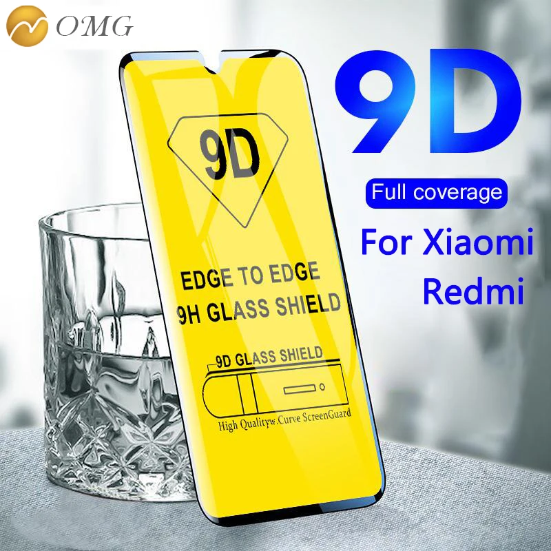 OMG изогнутый край 9D закаленное стекло для Xiaomi redmi mi 6 8 se A2 LITE Redmi note7 7 pro Защитное