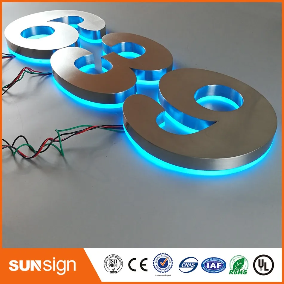 H 25cm Wholesale 3d letter signage LED lighting backlit signs | Электронные компоненты и принадлежности