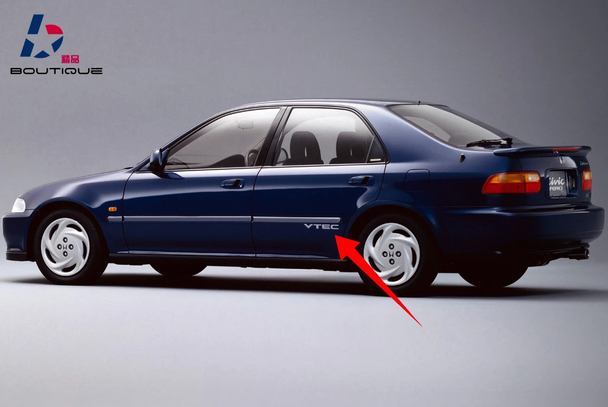 Серебристо белый VTEC для Civic Accord Si дверь крыло эмблема значок стикер|Наклейки на